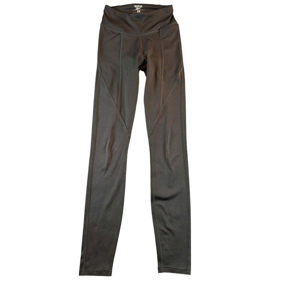 Reebok Speedwick Womens XS Black High Waisted Athletic Leggings Recycled